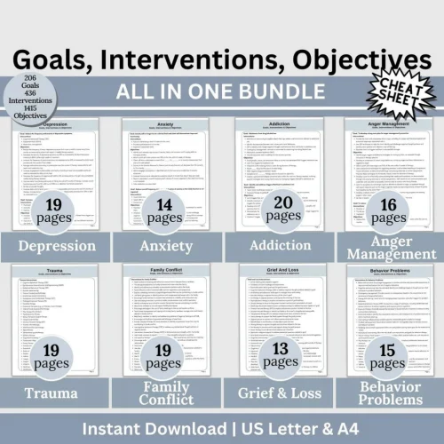 comprehensive therapy toolkit: goal setting, treatment planning, and intervention strategies +bonus(books)