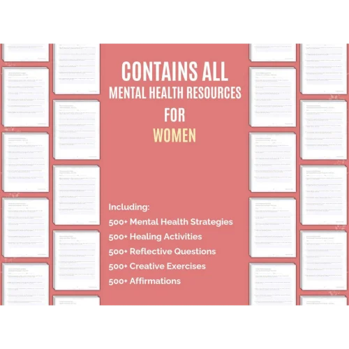 comprehensive women's therapy toolkit: interventions, questions, notes, statements, coping skills, counseling, mental health, worksheets, tools! +bonus(books)