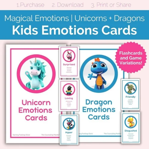 enhancing emotional intelligence with magical emotions cards +bonus(books)